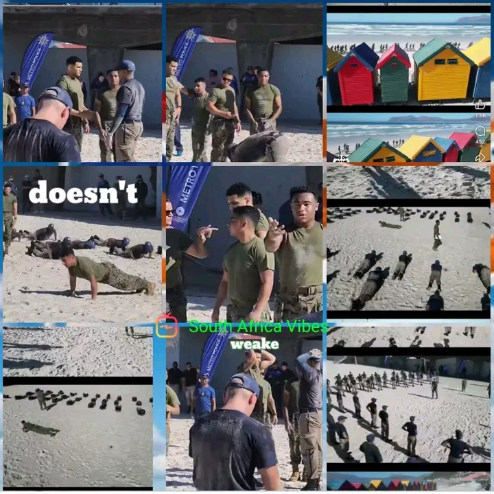 U.S. Marines Spotted Training Cape Town Metro Police Cadets on Muizenberg Beach, Sparking Public Debate Over International Policing Cooperation